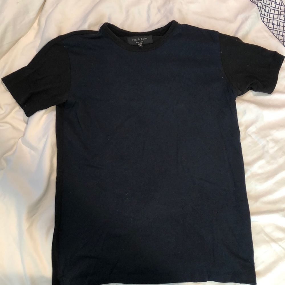 Blue and Black rag & bone T-shirt